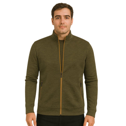 Veste Hiver Chic avec Manches Longues et Poches Foulées