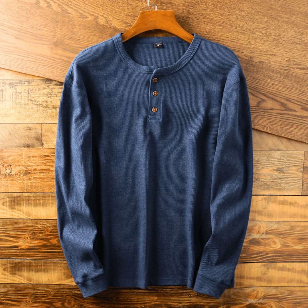 Pull Homme Coton Doux Manches Longues Classique