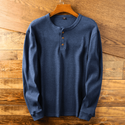 Pull Homme Coton Doux Manches Longues Classique