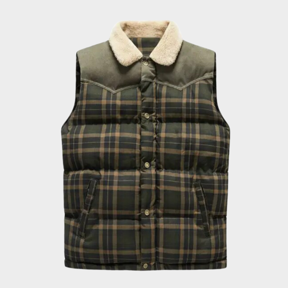 Gilet Homme Hiver Élégant et Chaud