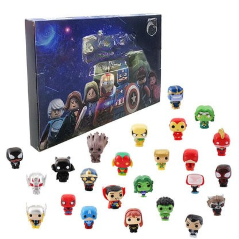 Calendrier de l'Avent Marvel pour Enfants avec Figurines Collectibles
