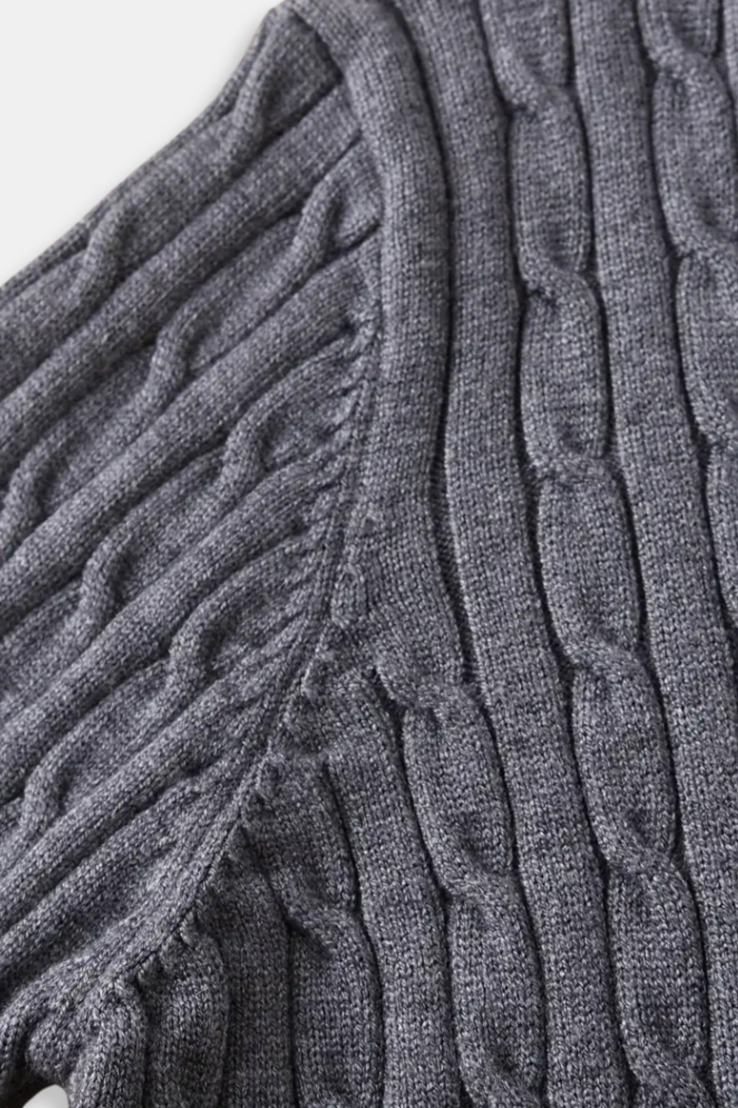 Pull à côtes zippé élégant pour homme