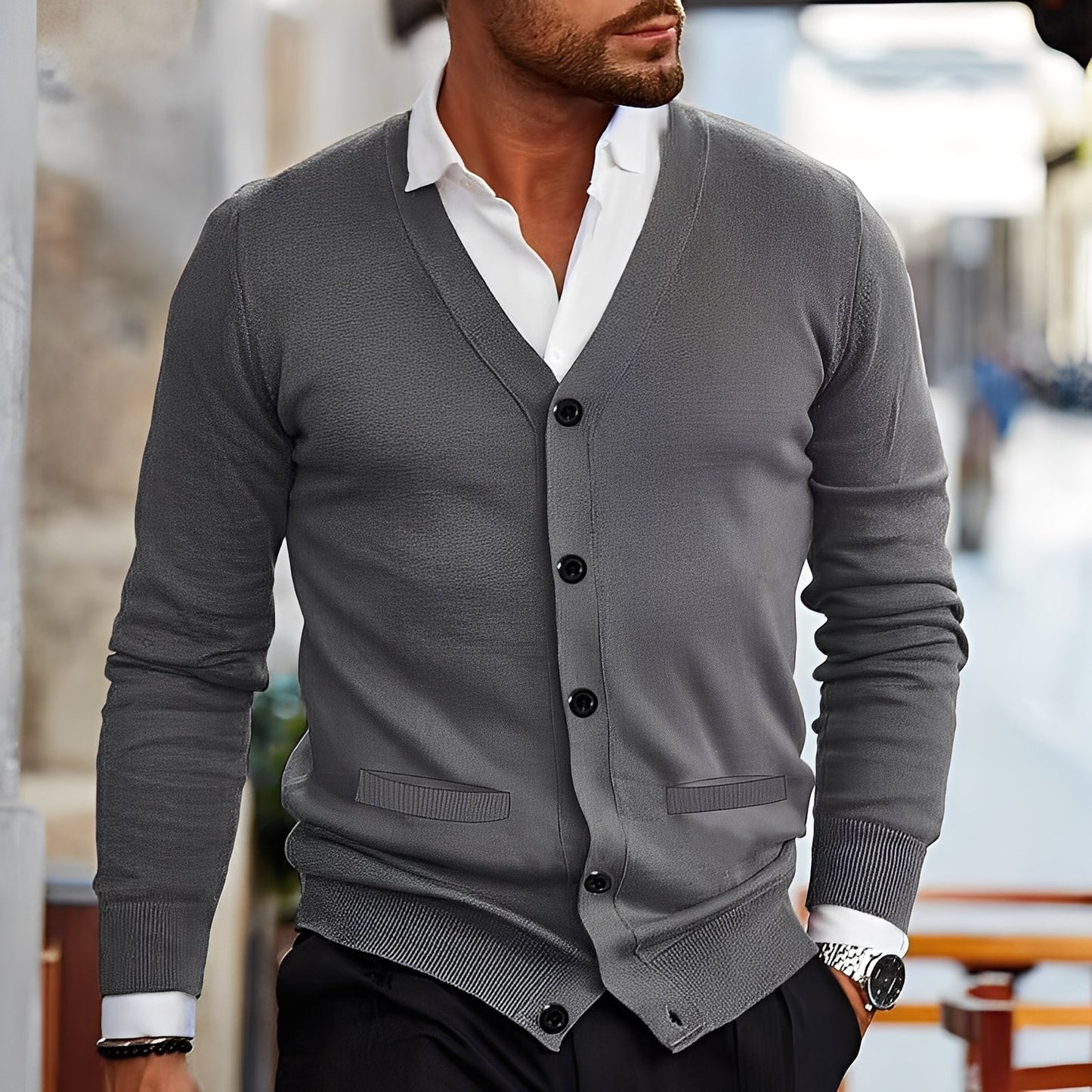 Gilet Homme Classique et Élégant pour Tous les Jours