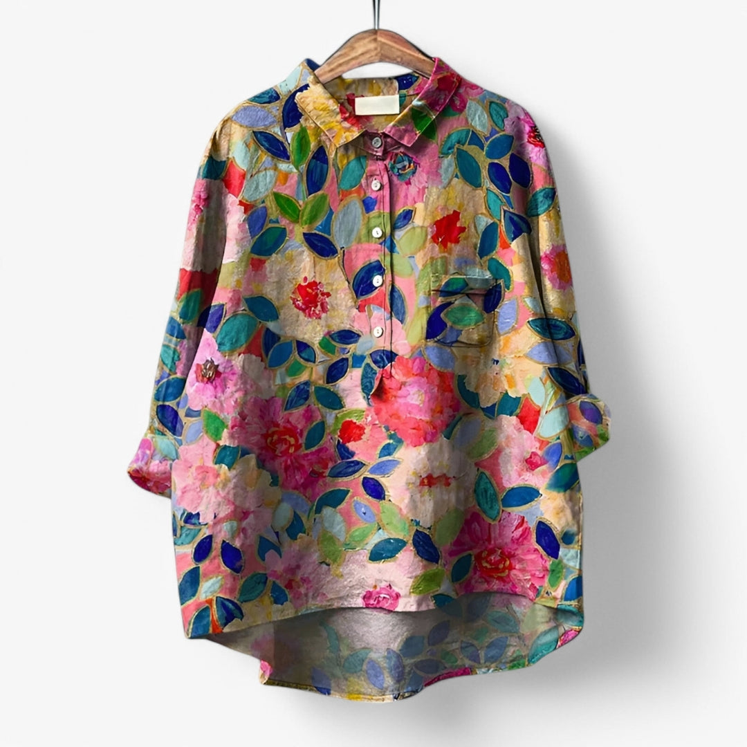 Chemise Humoristique Chien Manches Longues Coton