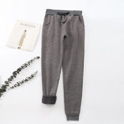 Pantalon femme décontracté taille élastique confortable