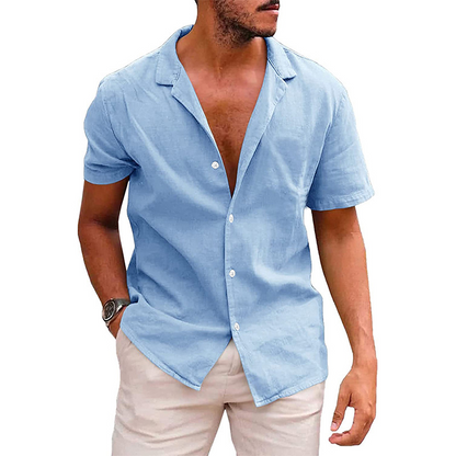 Chemise Homme Décontractée pour Été