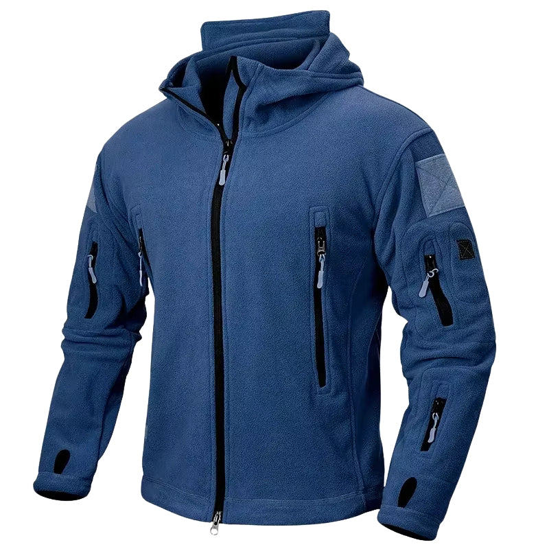 Veste Hiver Élégante avec Capuche et Poches Réglables