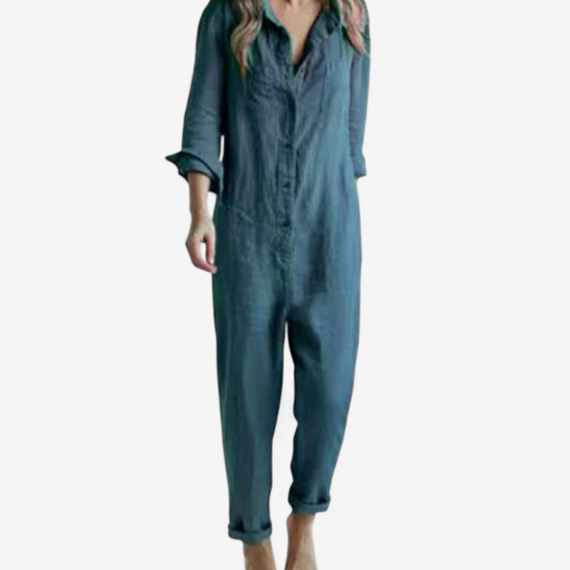 Combinaison Femme Confortable avec Poches Pratiques