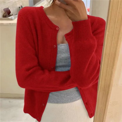 Cardigan Femme Doux en Laine Fine