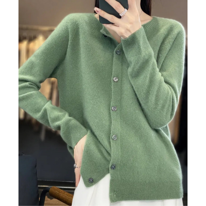 Gilet Femme en Laine Douce et Chaude pour Hiver