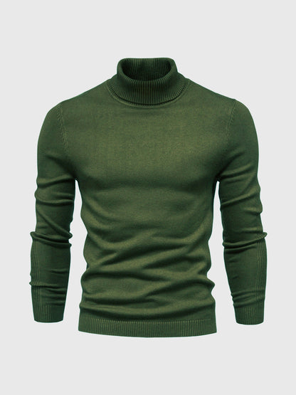 Pull à Col Roulé Homme Lavable