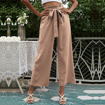 Pantalon Femme Haute Taille Élégant