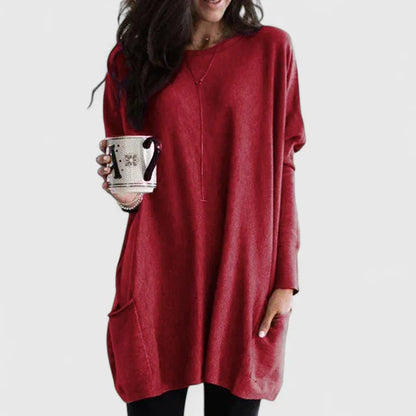 Robe Décontractée Femme à Manches Longues