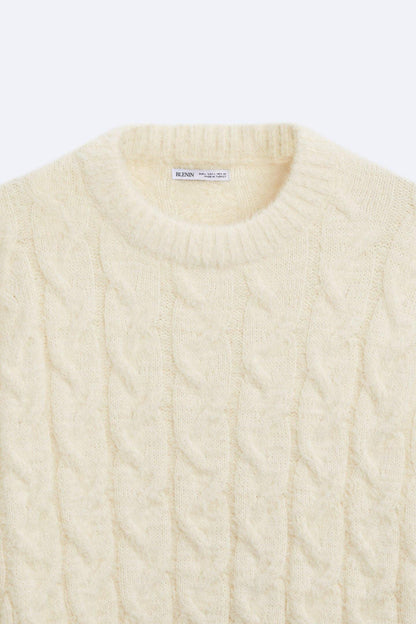 Pull en maille classique pour homme élégant