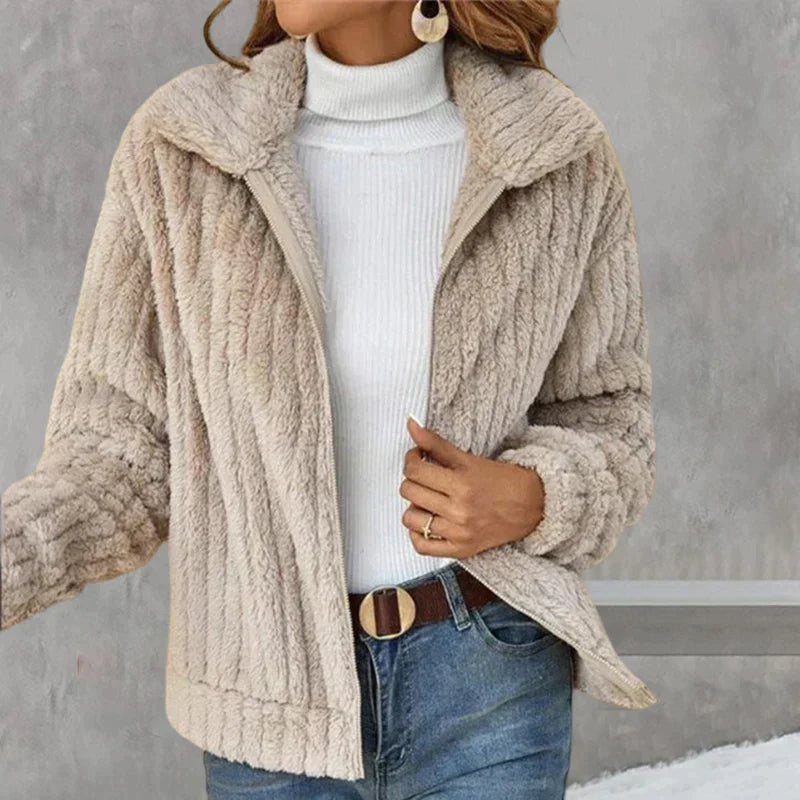 Veste Fleece Femme Douce et Élégante