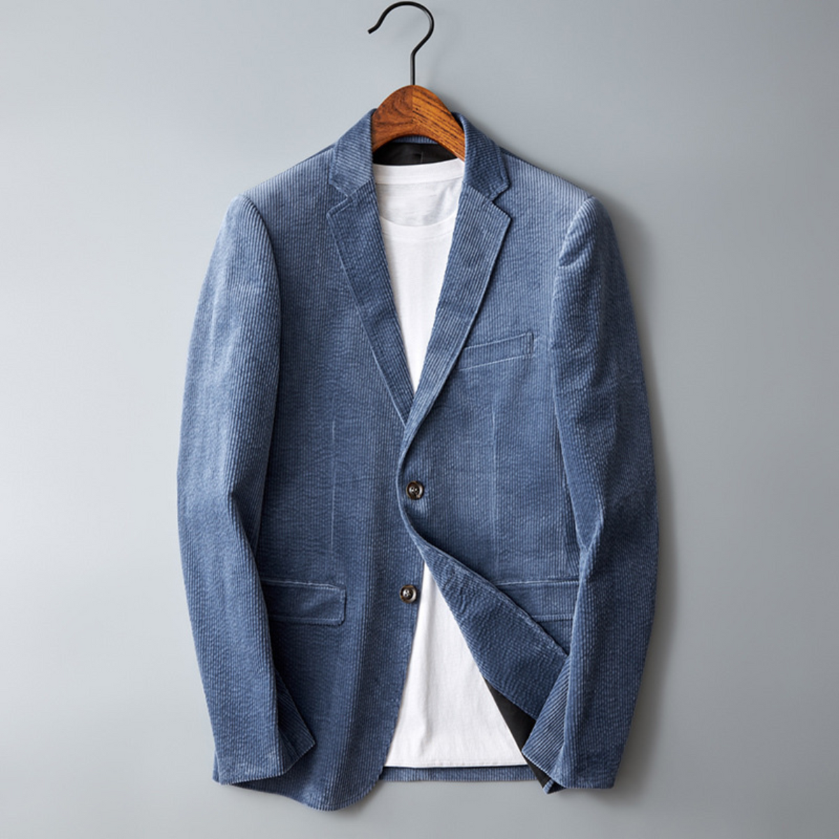 Blazer Homme Slim Fit Noir Élégant