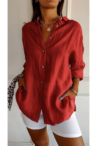Chemise Femme Manche Courte Élégante et Légère