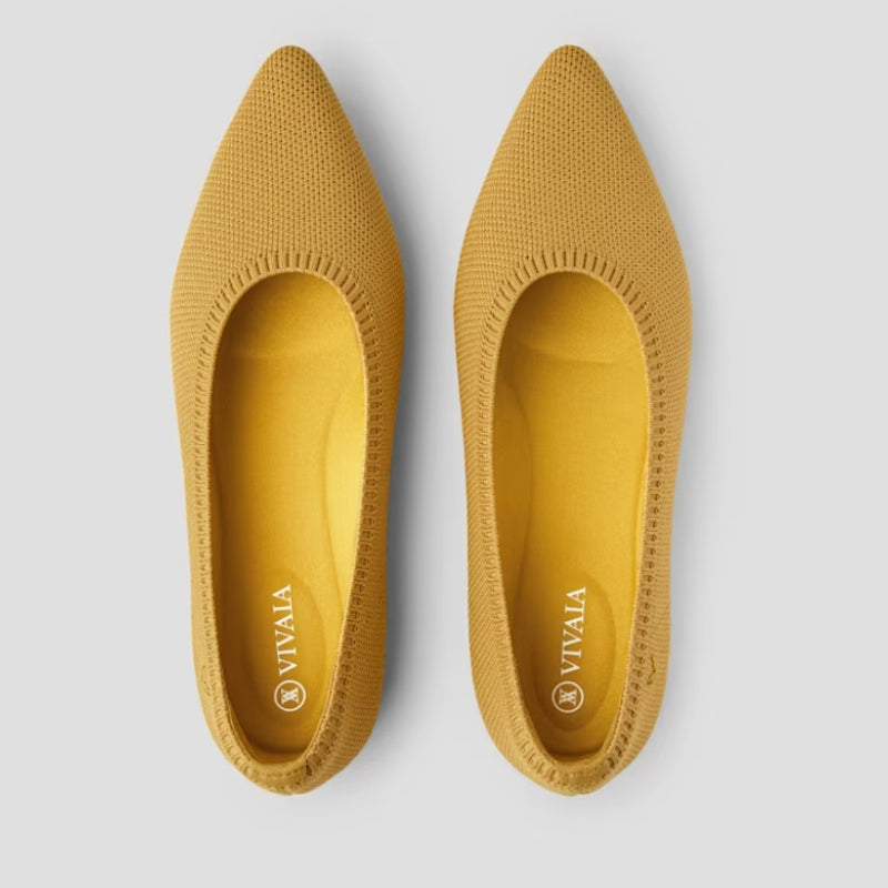 Ballerines Femmes à Bout Pointu et Confortables