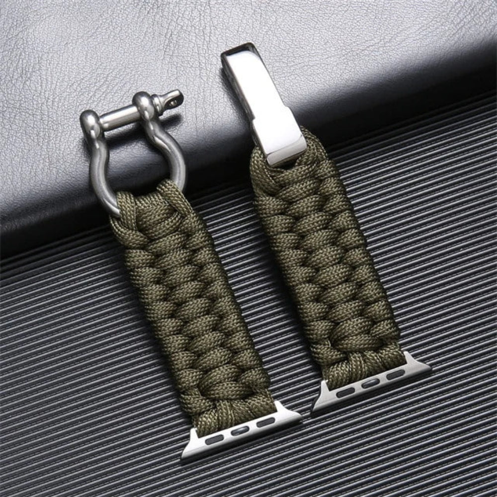 Bracelet paracorde pour montre robuste et ajustable