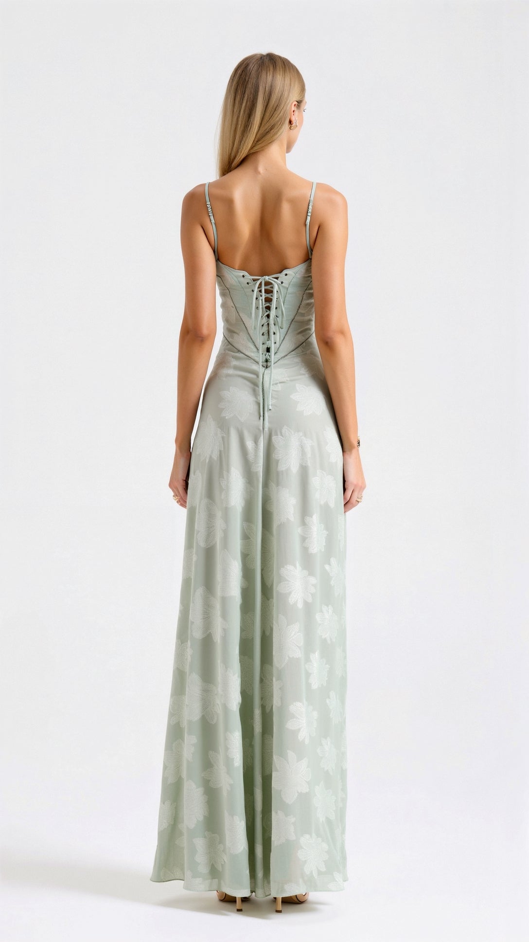 Robe de cérémonie femme longue élégante pour mariée ou invitée