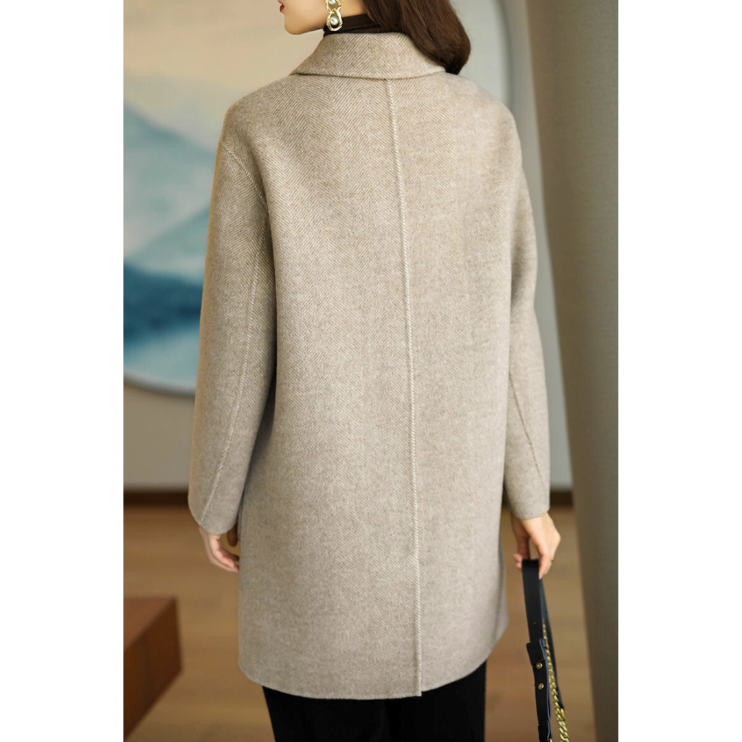 Manteau Mi-Long Coupe-Vent Cintré