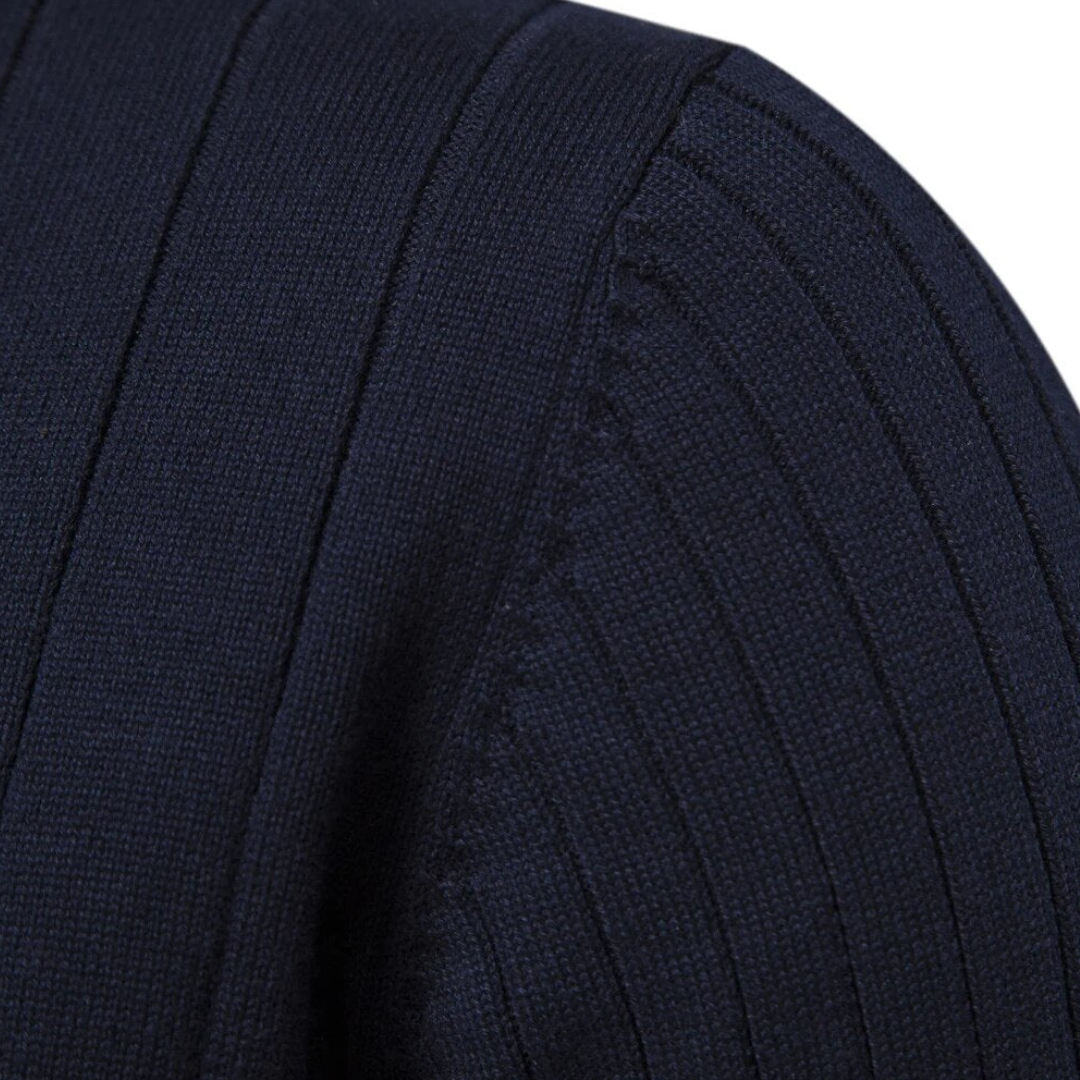 Pull à Manches Longues pour Homme avec Fermeture Éclair