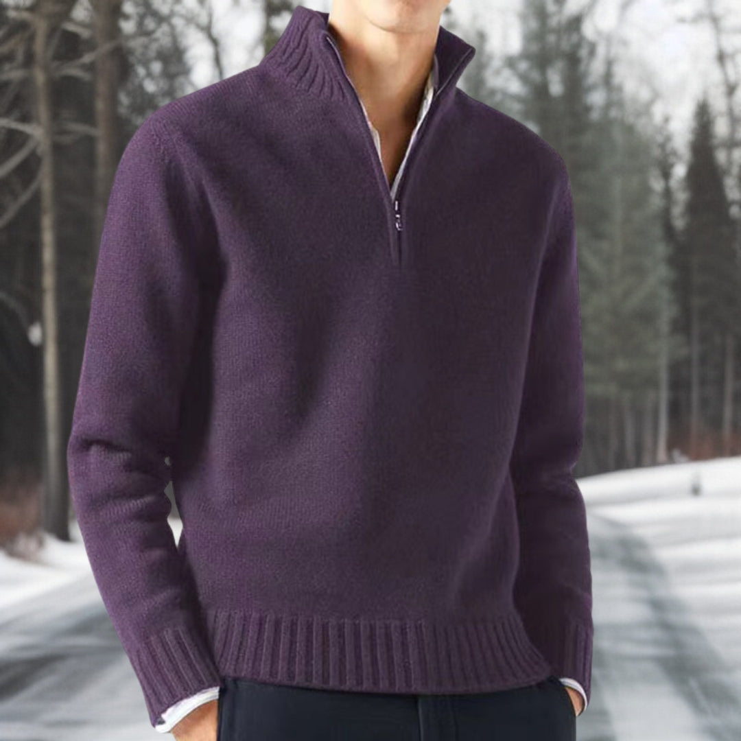 Pull Homme Doux et Chaud en Laine Mélangée