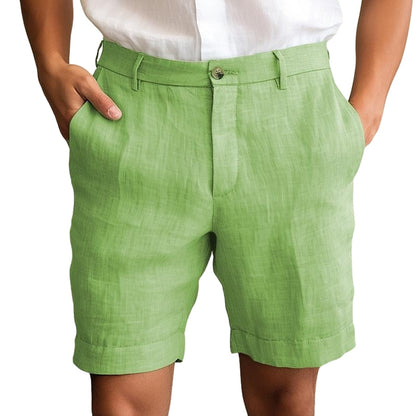Pantalon Court Décontracté à Fermeture Éclair