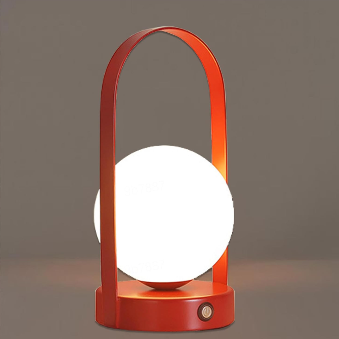 Lampe de Table LED Verre Clair Design Élégant