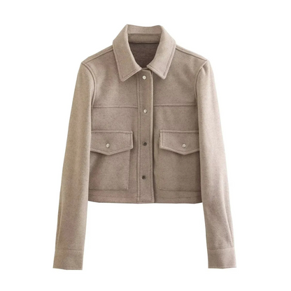 Veste Parka Féminine Courte et Élégante