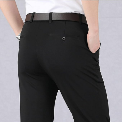 Pantalon Homme Élastique Taille Élégante