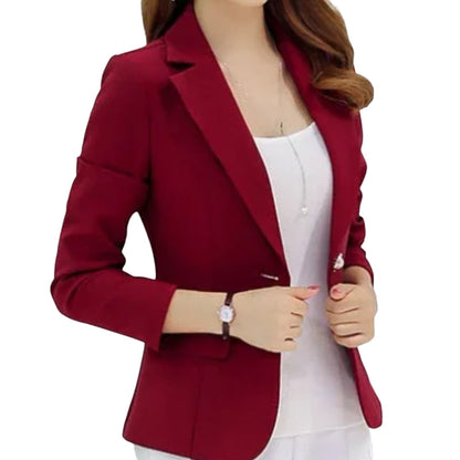 Blazer Élégant Manches Longues Zip Dégradé