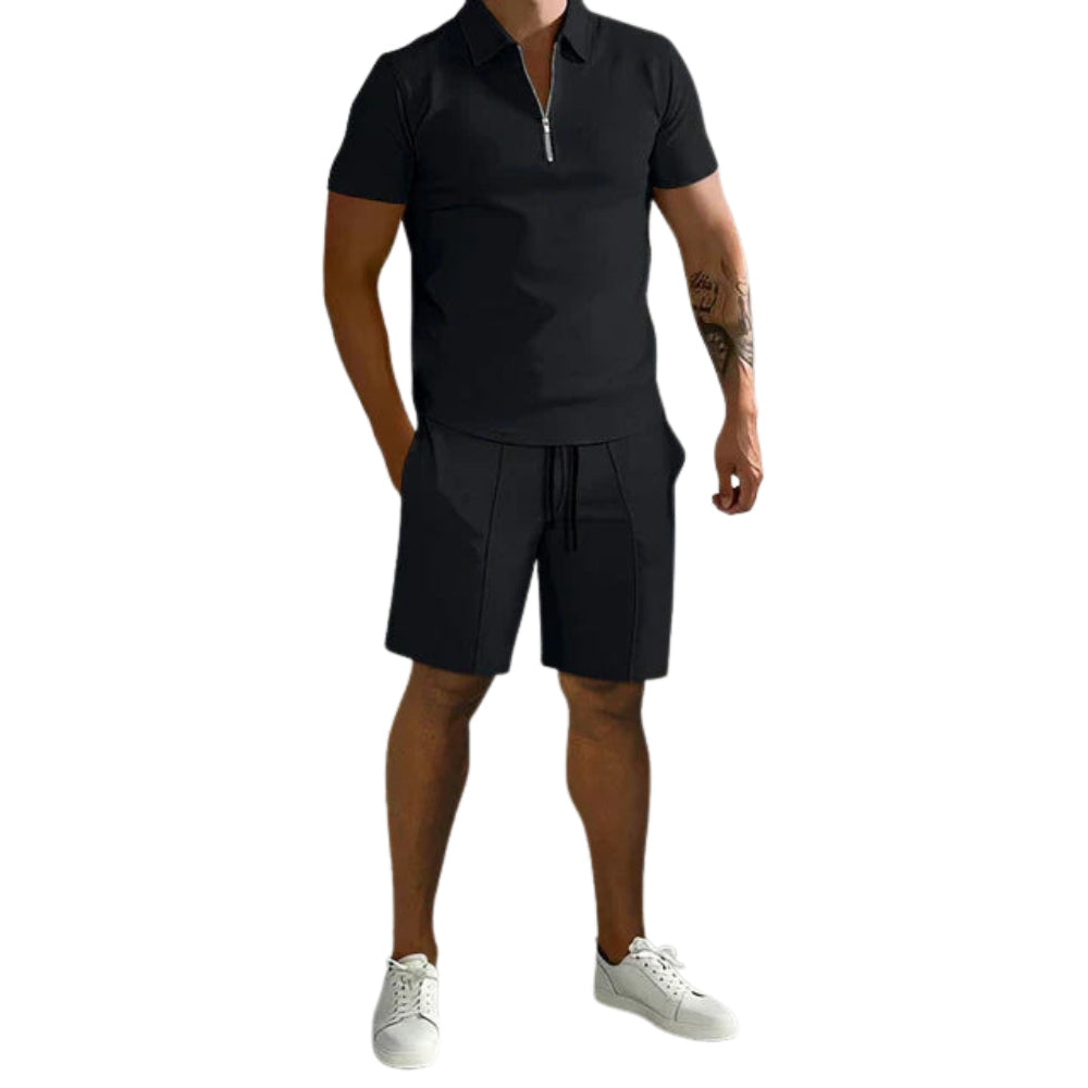 Ensemble décontracté Homme Chemise Légère et Short Sport - PanierRoyale