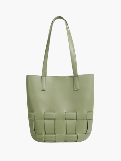 Sac à Main en Cuir Tressé Élégant