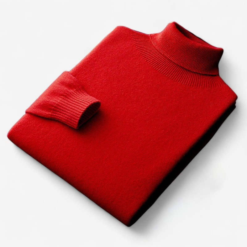 Pull Col Roulé Slim Fit Élégant pour Homme
