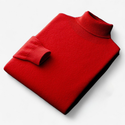Pull Col Roulé Slim Fit Élégant pour Homme