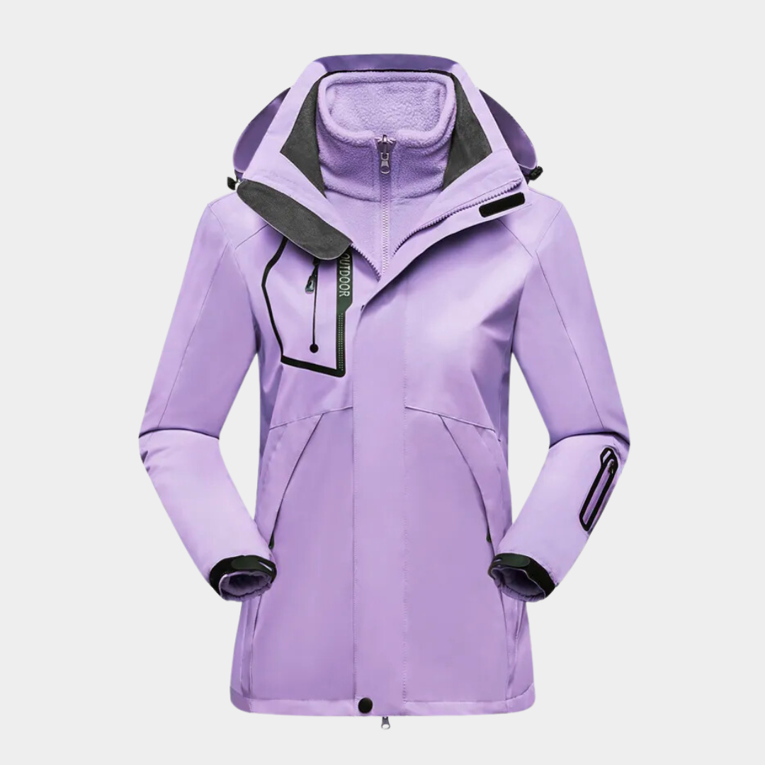 Manteau Femme Imperméable Long et Chauffant