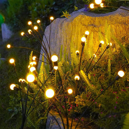 Guirlande solaire LED effet lucioles étanche IP65 automatique