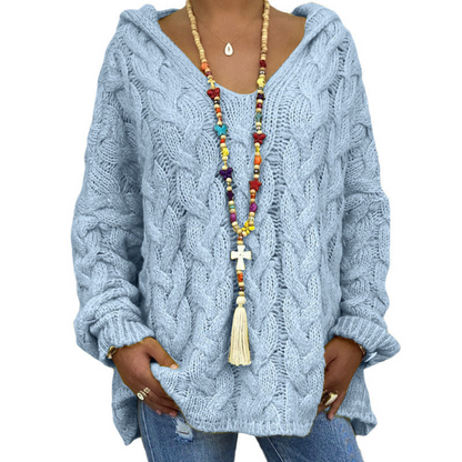 Pull Femme Long Manches Doux et Élégant
