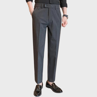 Pantalon Homme Slim Fit Noir Élégant