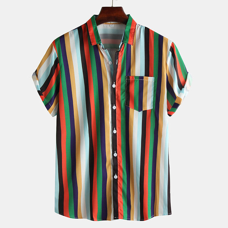 Chemise Homme Rayée Vintage Style - BerlinGlamour