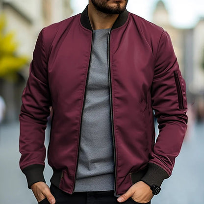 Blouson Homme Streetwear Hiver Col Montant