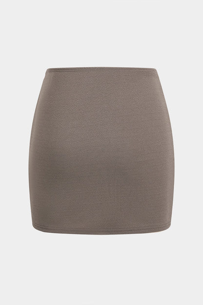 Ensemble Éléggant Off-Shoulder avec Mini-Robe