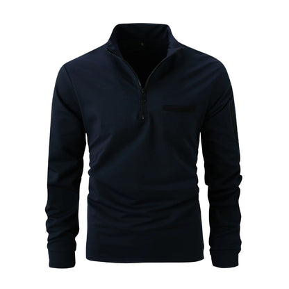 Pull Zippé Oversize avec Poches pour Femme
