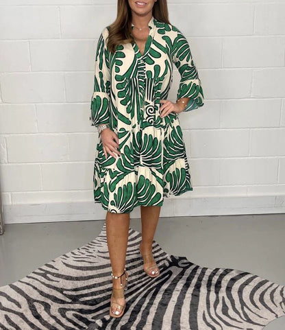 Valerie™ – Robe d'Été Femme Élégante avec Motif Floral Confort Optimal-5