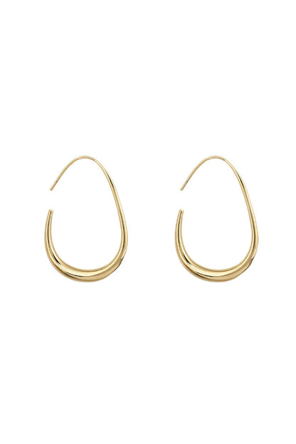 Boucles d’oreilles Femme Ovales Design Élégant Intemporel