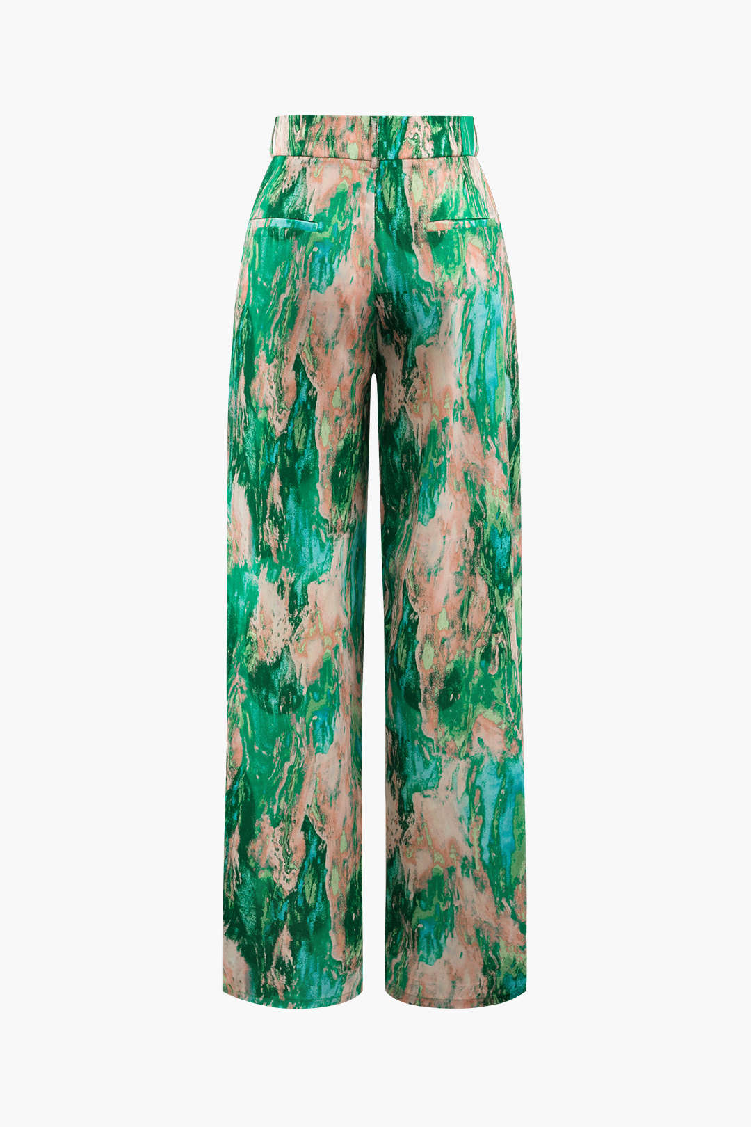 Pantalon Femme Tissu Imprimé Coupe Élégante