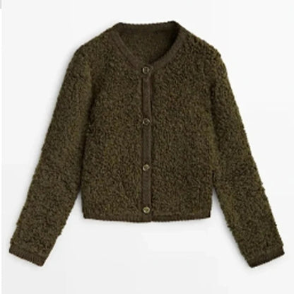 Cardigan Femme Élégant à Boutons