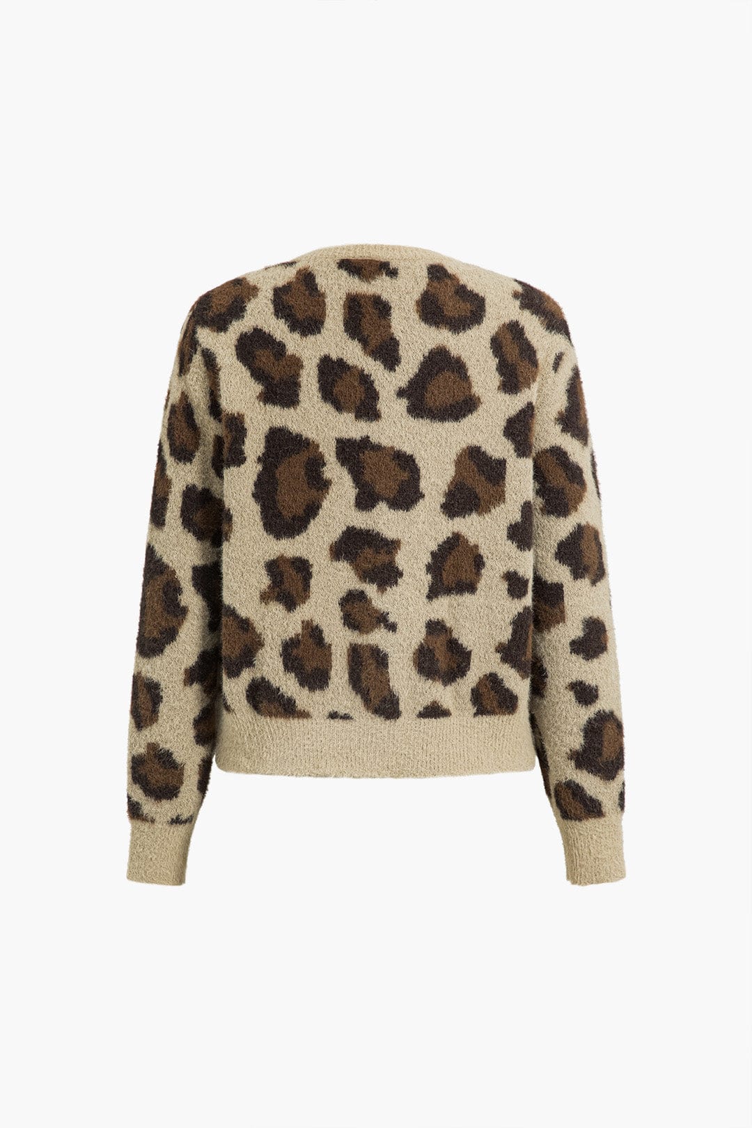 Cardigan Femme Leopard Doux et Confortable