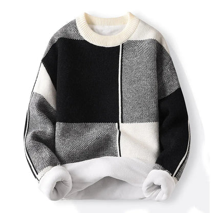 Pull Homme Color Block Col Rond pour Printemps - BerlinGlamour